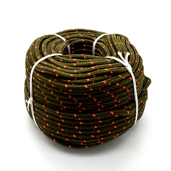 100m Long Camouflage Polypropylene Rope Braided Poly Cord Line Sailing Boating Camping Mi5