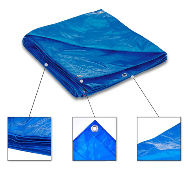 110GSM Standard Lightweight Tarpaulins Ideal For Temporary Covers 