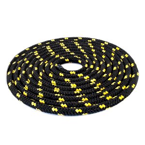 14mm Thick Black Polypropylene Rope Braided Cord Line Sailing Boating Camping Yachting HQ