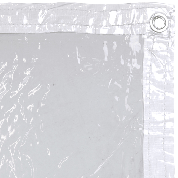 310GSM Water Resistant Rot Proof & Shrink Proof Glass Clear Tarpaulins 
