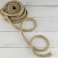 50m Jute Hessian Rope Intricately Braided And Twisted Boating Sash Garden Decking