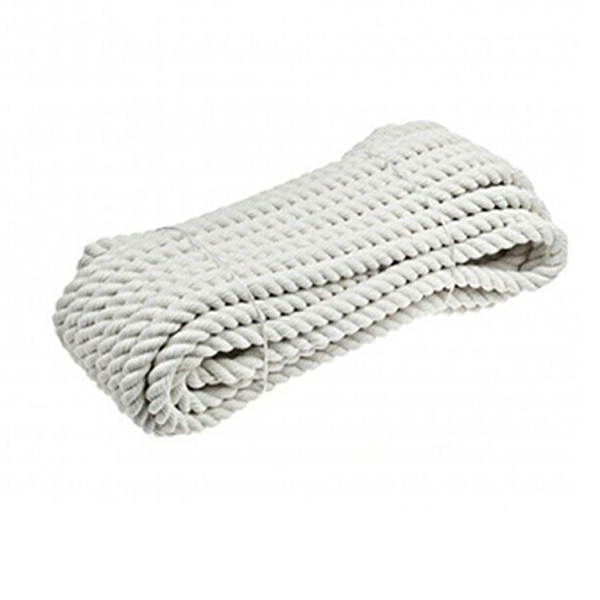 50m Long Natural Cotton Rope Sash Cord White Twine Washing Clothes Natural Ropes