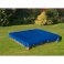60GSM Blue Tarpaulin Waterproof Cover Tarp Ground Sheet+ 4 Tarp Clips