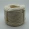 6mm Braided Cotton Rope in Natural Color for Bag Handles & Washing Clothes