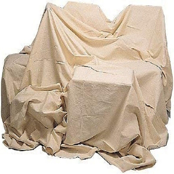 Heavy Duty Cotton Dust Sheet Large Decorating Paint Protection Twill Cover