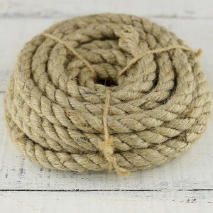 10m Long Jute Rope Strong Twisted Decking Cord Garden Sash Camping