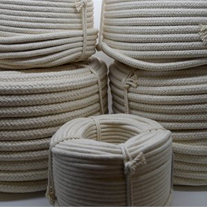 10mm Natural Braided Cotton Rope for Washing Clothes & Bag Handles