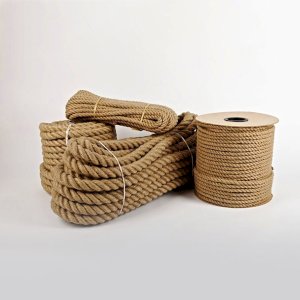 1m Long Natural Jute Hessian Rope Twisted Braided Decking Garden Boatin