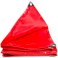 Heavy Weight 200GSM Durable Red PE Tarpaulins