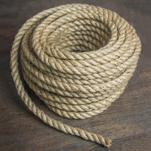 40m Long Jute Rope Strong Twisted Decking Cord Garden Sash Camping