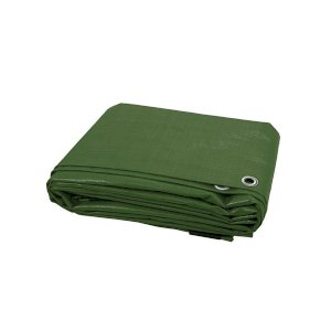  90GSM Green Tarpaulin Regular Waterproof Cover Tarp Ground Sheet