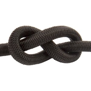 Black Flexible Elastic Bungee Cord for Secure Tie-Downs 
