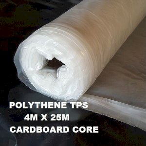 Clear Polythene Plastic Sheeting Roll Multi-Folded
