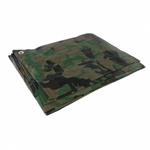  Heavy Duty 90 GSM Camouflage Tarpaulin Regular Waterproof Ground Camping Cover Tarp 