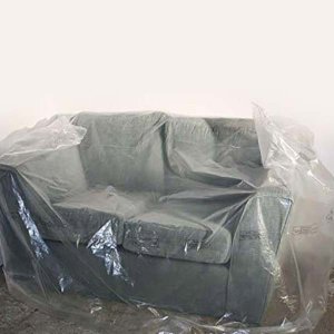 Polythene Dust Sheet Roll Decorating Dust Cover Clear Plastic Sheeting