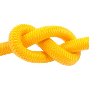 Yellow Flexible Elastic Bungee Cord for Secure Tie-Downs 