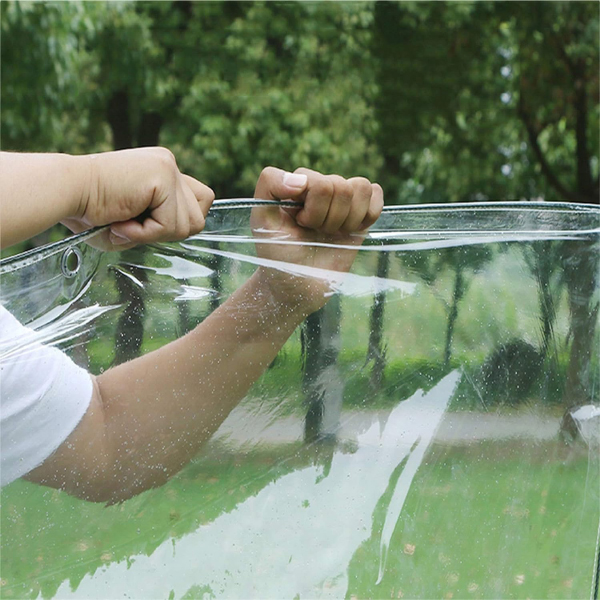 Clear Waterproof 310GSM Flexible PVC Tarpaulins 